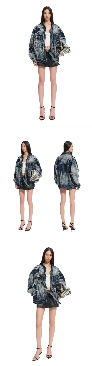 [NAWS] denim crisp coat