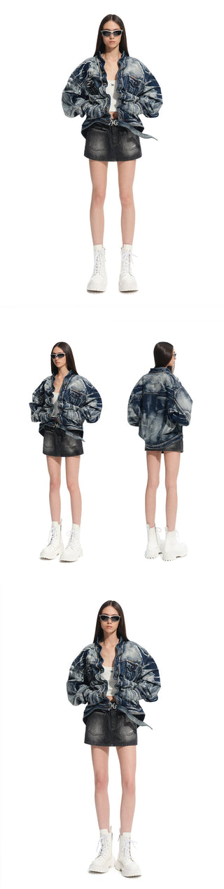 [NAWS] denim crisp coat