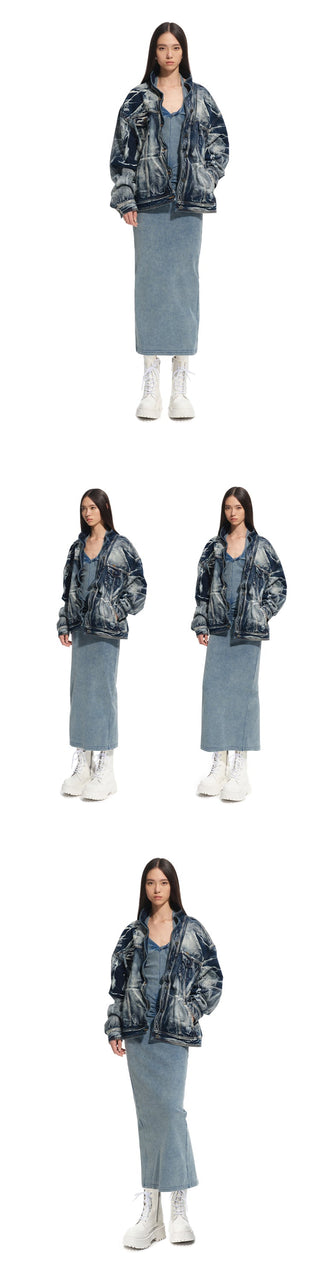 [NAWS] denim crisp coat