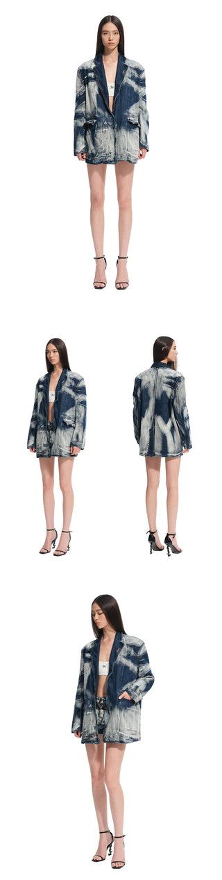 [NAWS] denim loose coat