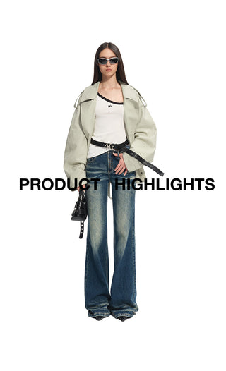 [NAWS] trench mid-length coat