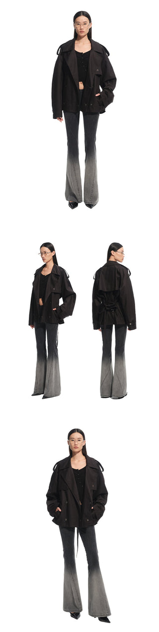 [NAWS] trench mid-length coat