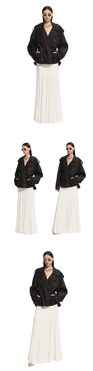 [NAWS] trench mid-length coat