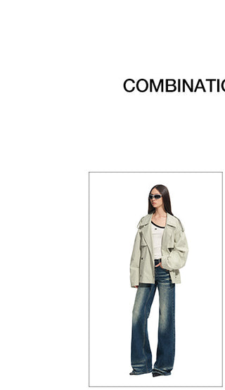 [NAWS] trench mid-length coat