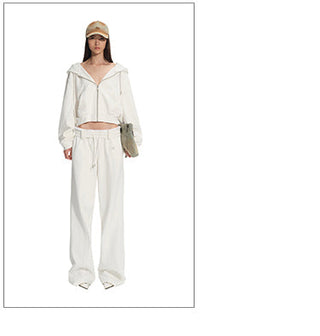 [NAWS] denim hoodie top