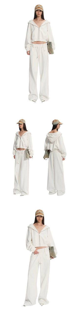 [NAWS] denim hoodie top