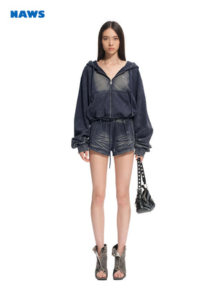 [NAWS] denim sports shorts