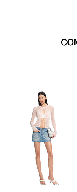 [NAWS] denim straight skirt