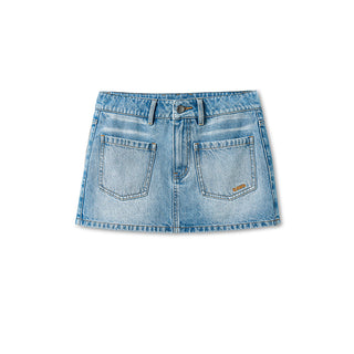 [NAWS] denim straight skirt