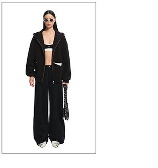 [NAWS] wide-leg work pants