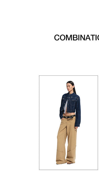 [NAWS] wide-leg work pants