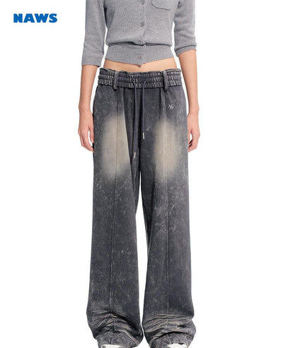 [NAWS] denim wide sweatpants
