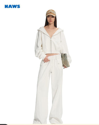 [NAWS] denim wide sweatpants