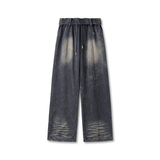 [NAWS] denim wide sweatpants