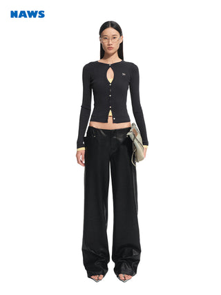 [NAWS] matte leather pants