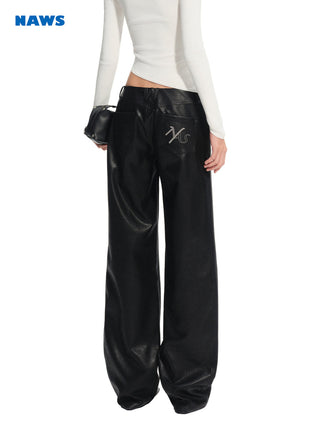 [NAWS] matte leather pants