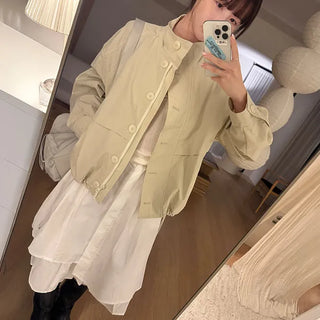 Oversized Blouson Jacket