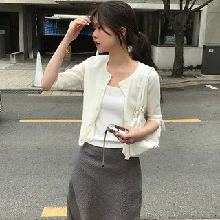 Sleeve Knit Cardigan