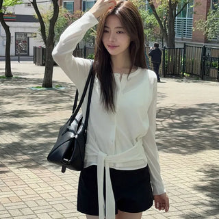 Tie Knit Cardigan