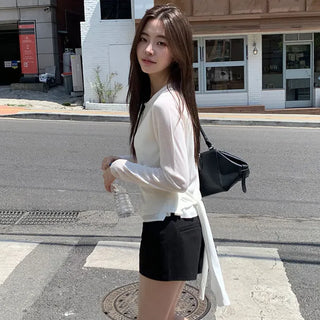 Tie Knit Cardigan