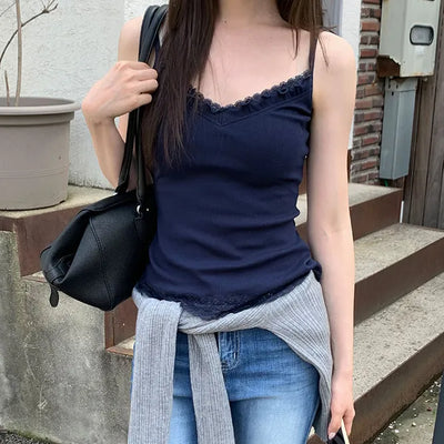 Lace Sleeveless Top