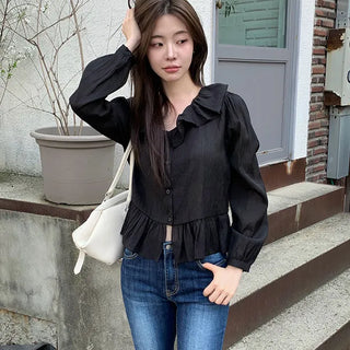 Frill Neck Blouse