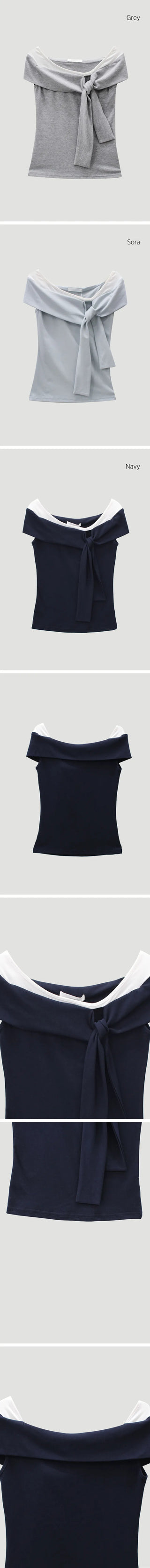 Ribbon Sleeve Tee