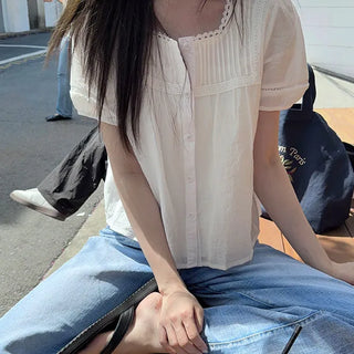 Square Puff Blouse