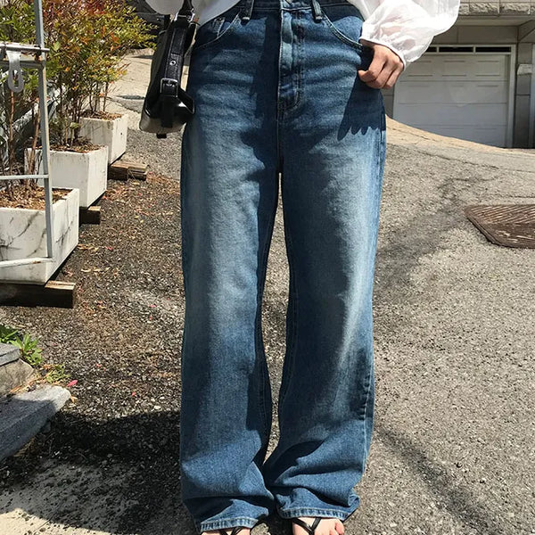 Wide Denim Pants