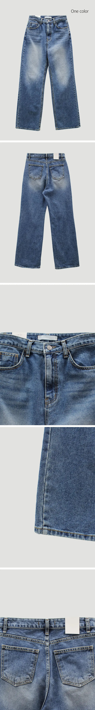 Wide Denim Pants