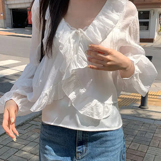 Lace Strap Blouse