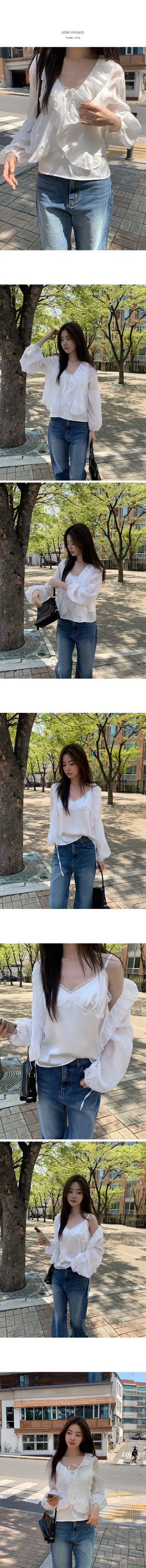 Lace Strap Blouse