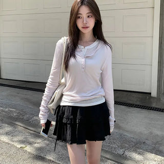Henley Long Sleeve Tee