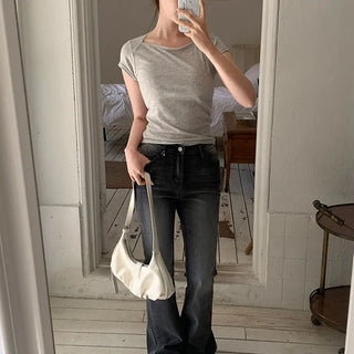 Bootcut Denim Pants