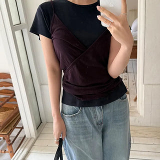 Wrap Sleeveless Top