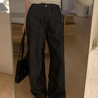 Wide Denim Pants