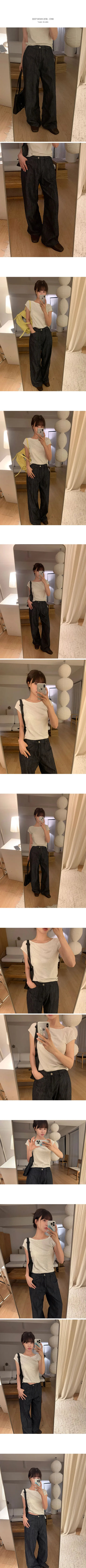 Wide Denim Pants