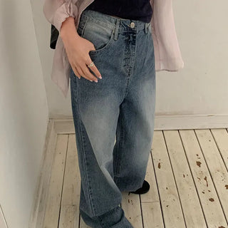 Wide Denim Pants