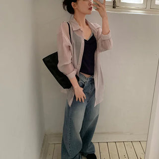 Wide Denim Pants