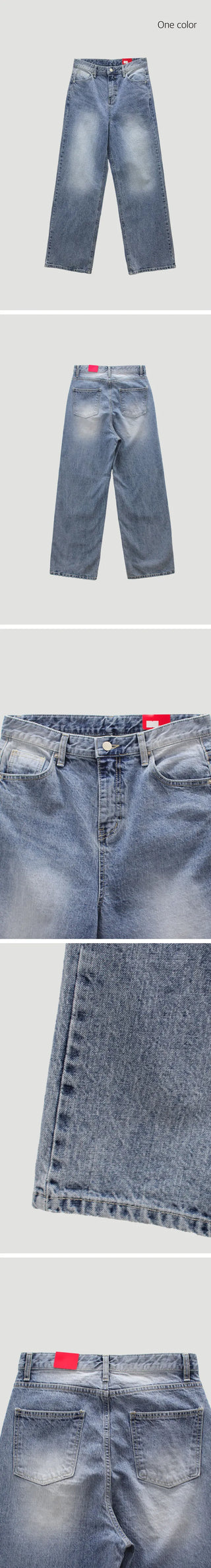 Wide Denim Pants