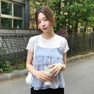 Frill Sleeve Tee
