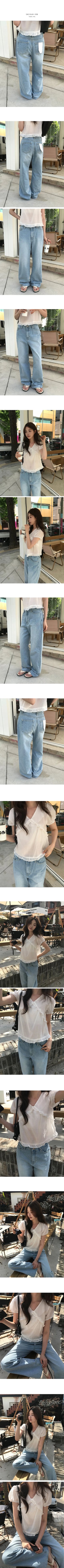 Light Wash Denim Pants