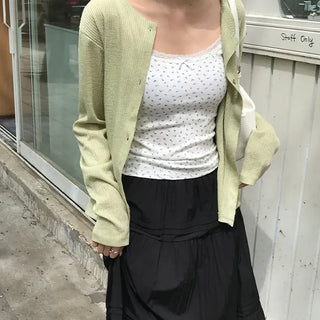 Linen Basic Cardigan