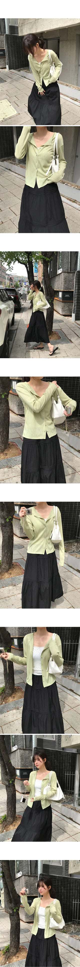 Linen Basic Cardigan