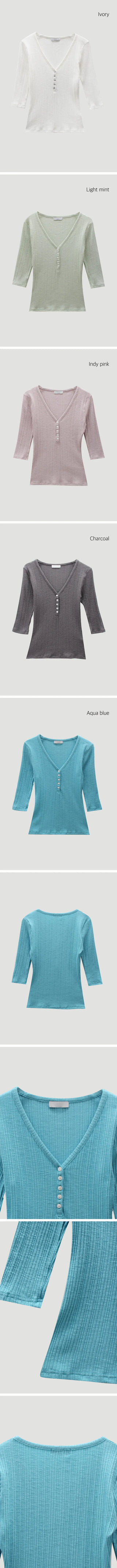 Button Sleeve Tee