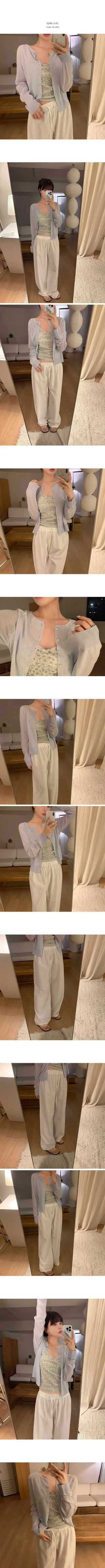 Linen Basic Cardigan