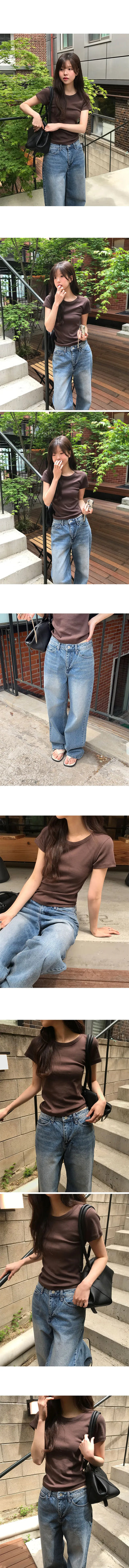 Medium Wash Denim Pants
