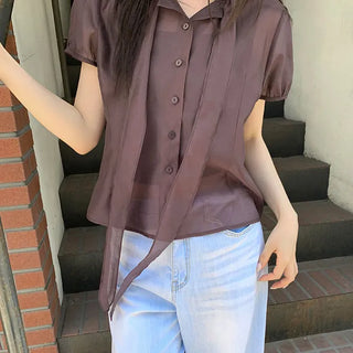 Puff Strap Blouse