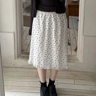 Floral Midi Skirt