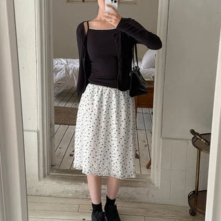 Floral Midi Skirt